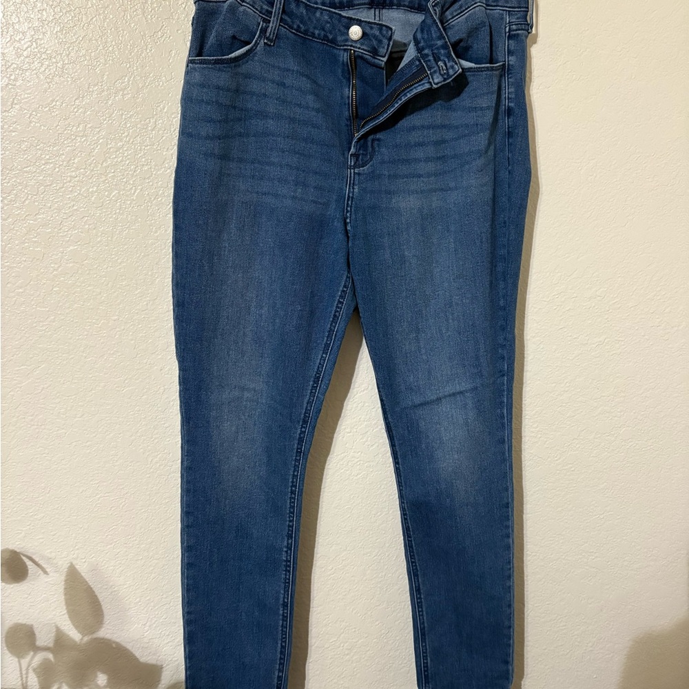 Old Navy Women's Blue Jeans High Rise Super Skinny